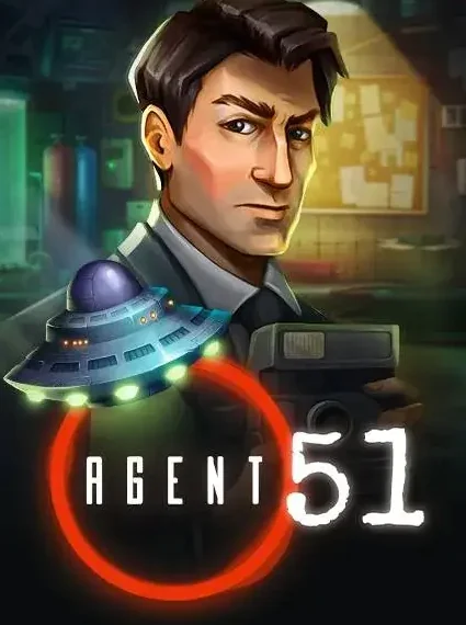Decorative casino game artwork for DaytonaSpin: Agent 51