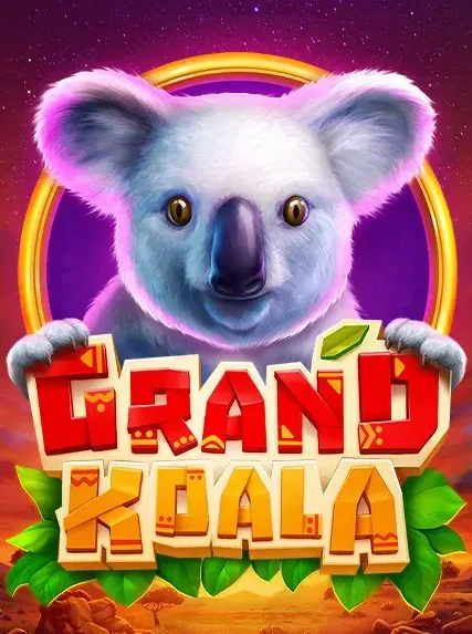 Decorative casino game artwork for DaytonaSpin: Grand Koala Hold N Link